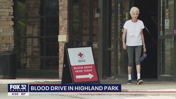 Highland Park blood drive fully booked in show of support after mass shooting