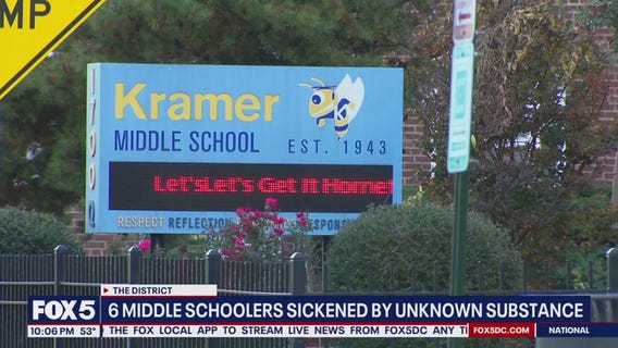 6 Kramer Middle School students evaluated after ingesting unknown substance