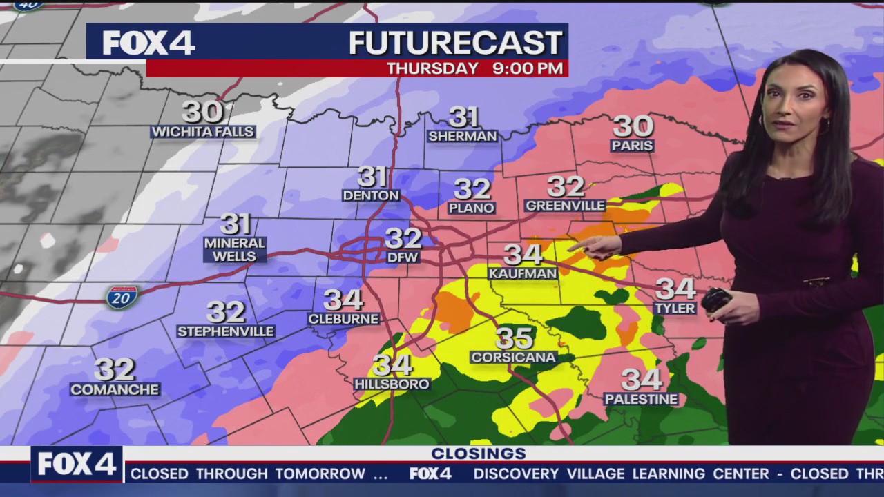 Dallas Weather: Latest Snow Estimates