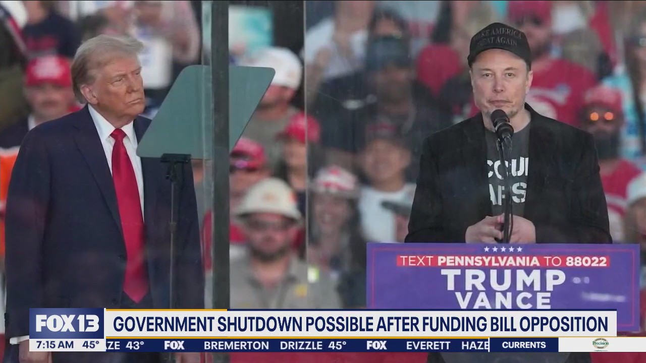 US government shutdown possible after funding bill opposition