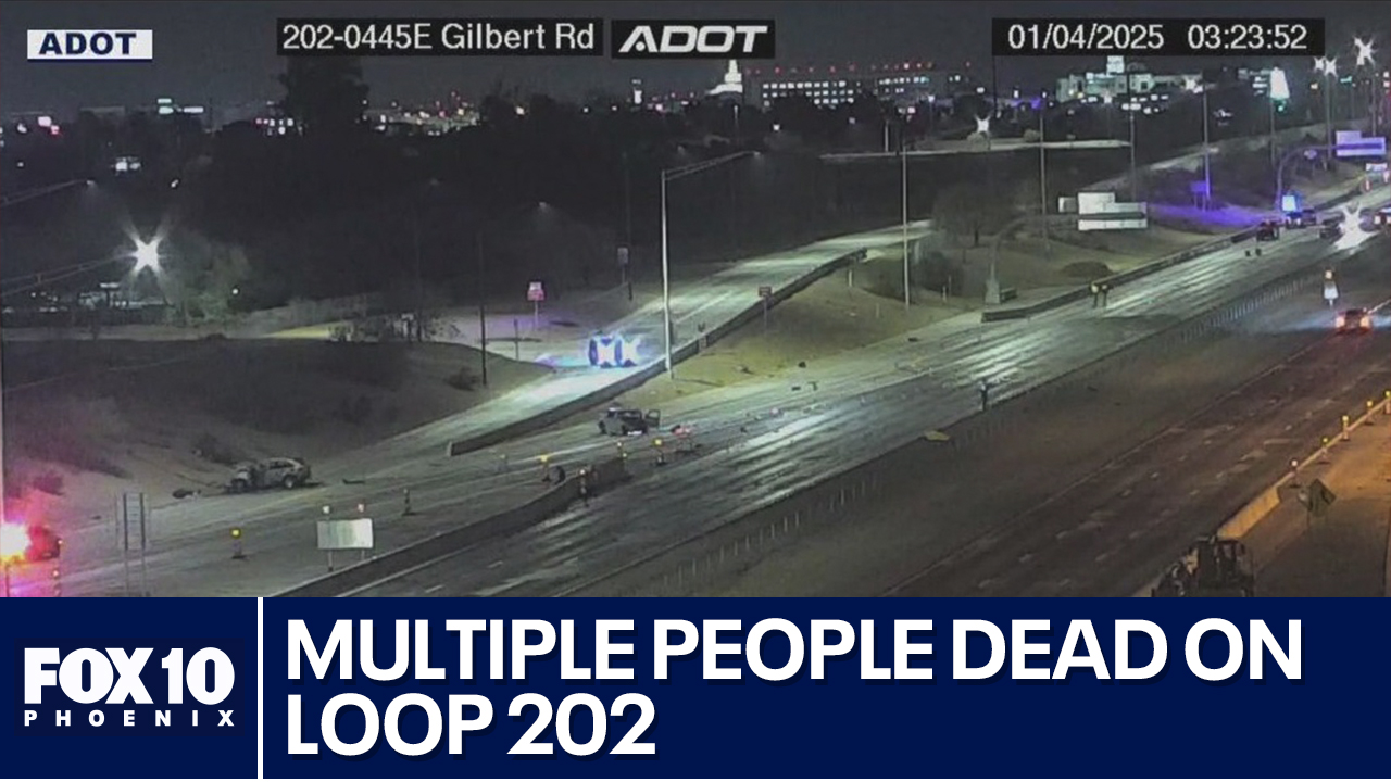 Deadly crash on Loop 202 near Gilbert Road | FOX 10 Phoenix