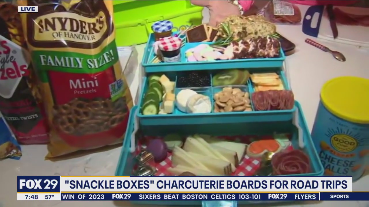 'Snackle Boxes' are the charcuterie boards for road trips