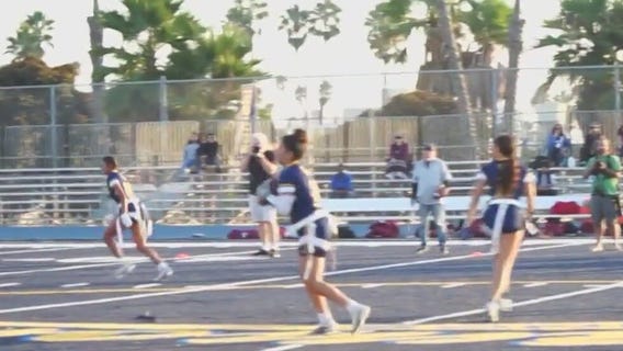 Santa Monica girls' flag football team makes history