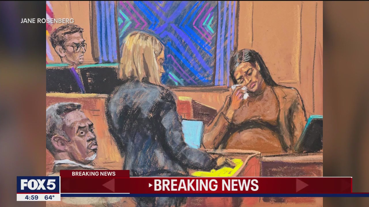Cassie Ventura on the stand in Diddy's sex trafficking trial