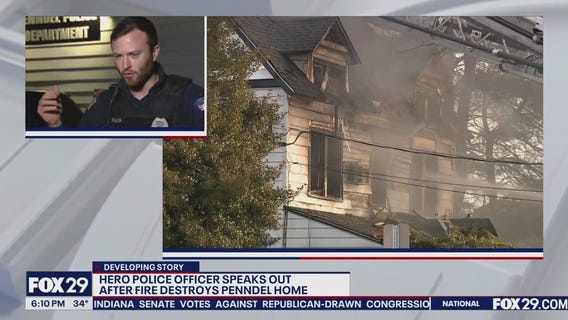 Bucks family saved from fire by hero cop