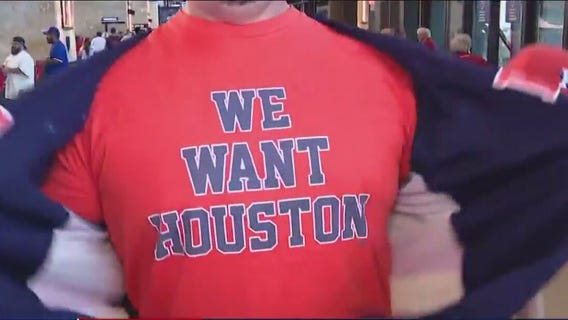 Houston Astros fans in Arlington for Game 3