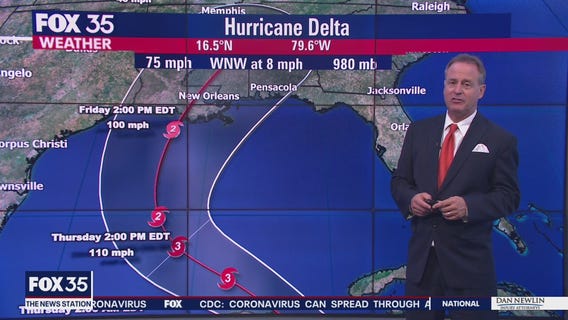 Tropical Storm Gamma moves away; Hurricane Delta tracks toward Louisiana