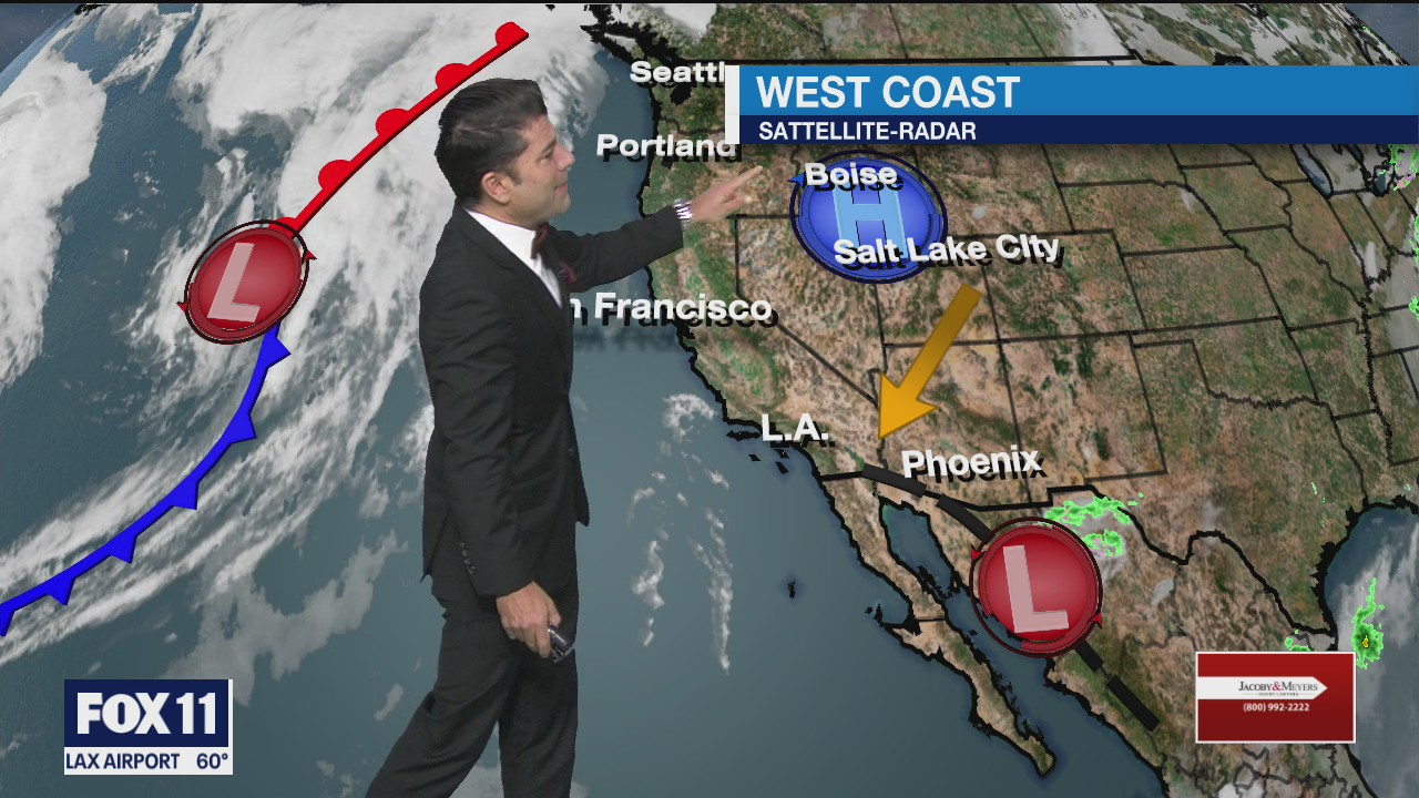 Weather forecast for Friday evening, December 4