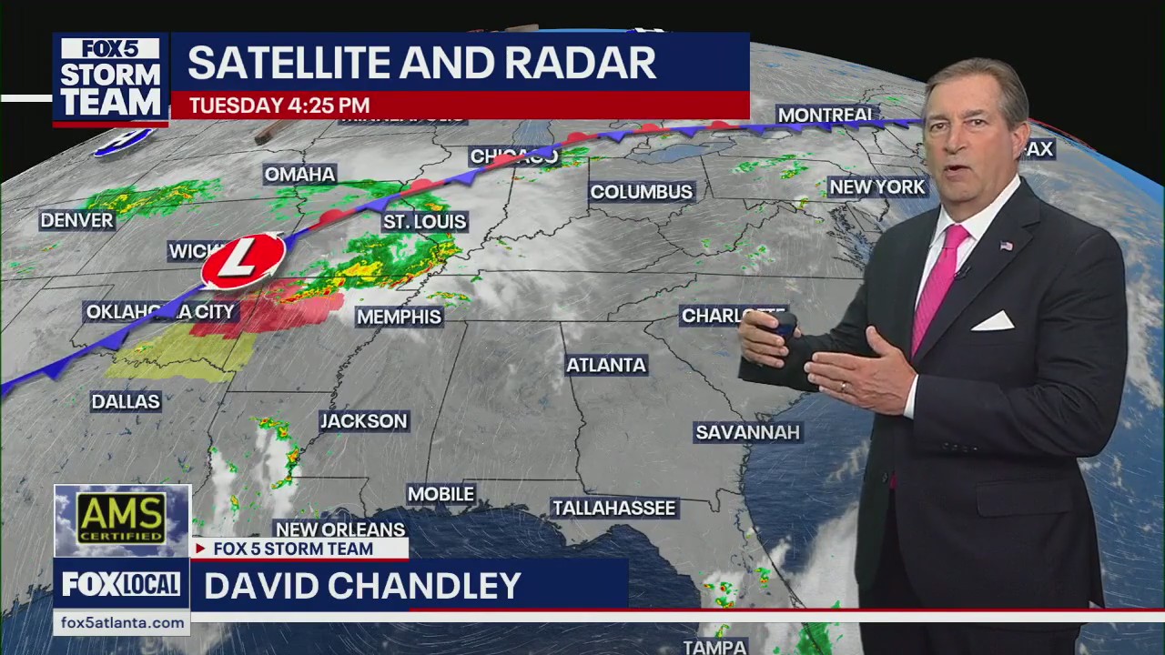 Tuesday evening forevast