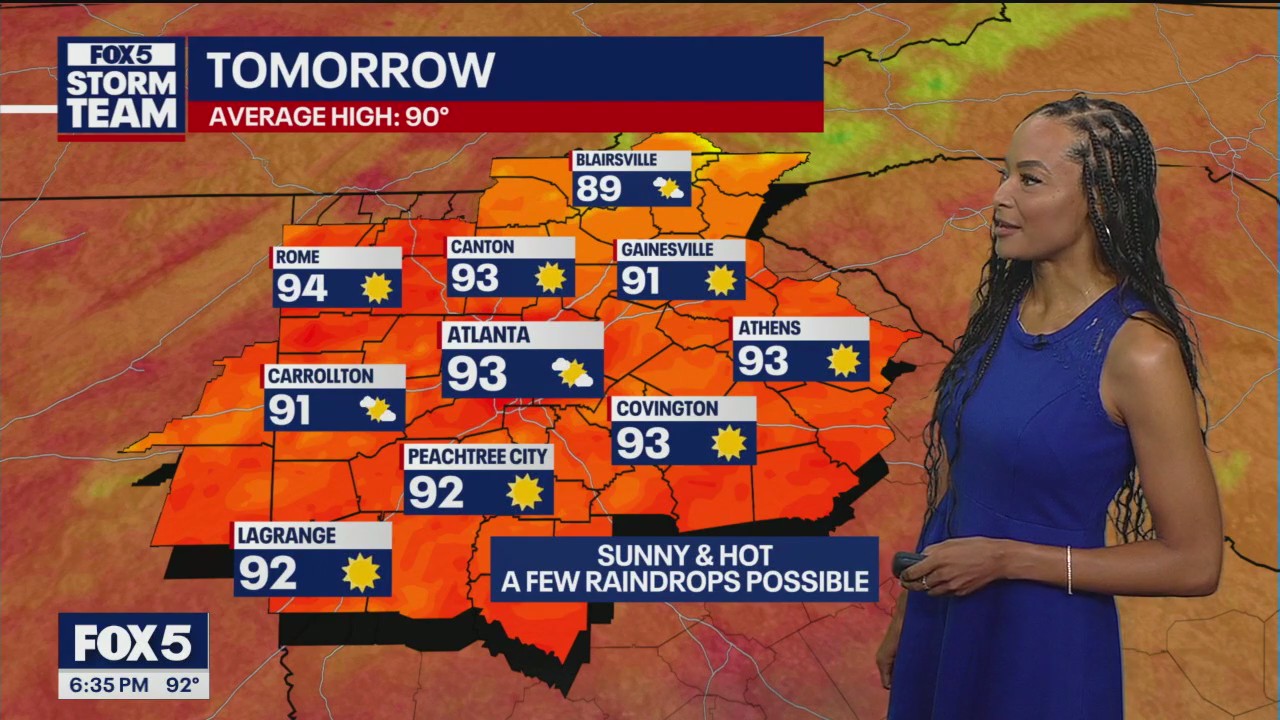 July 4th holiday weekend weather forecast | FOX 5 Atlanta