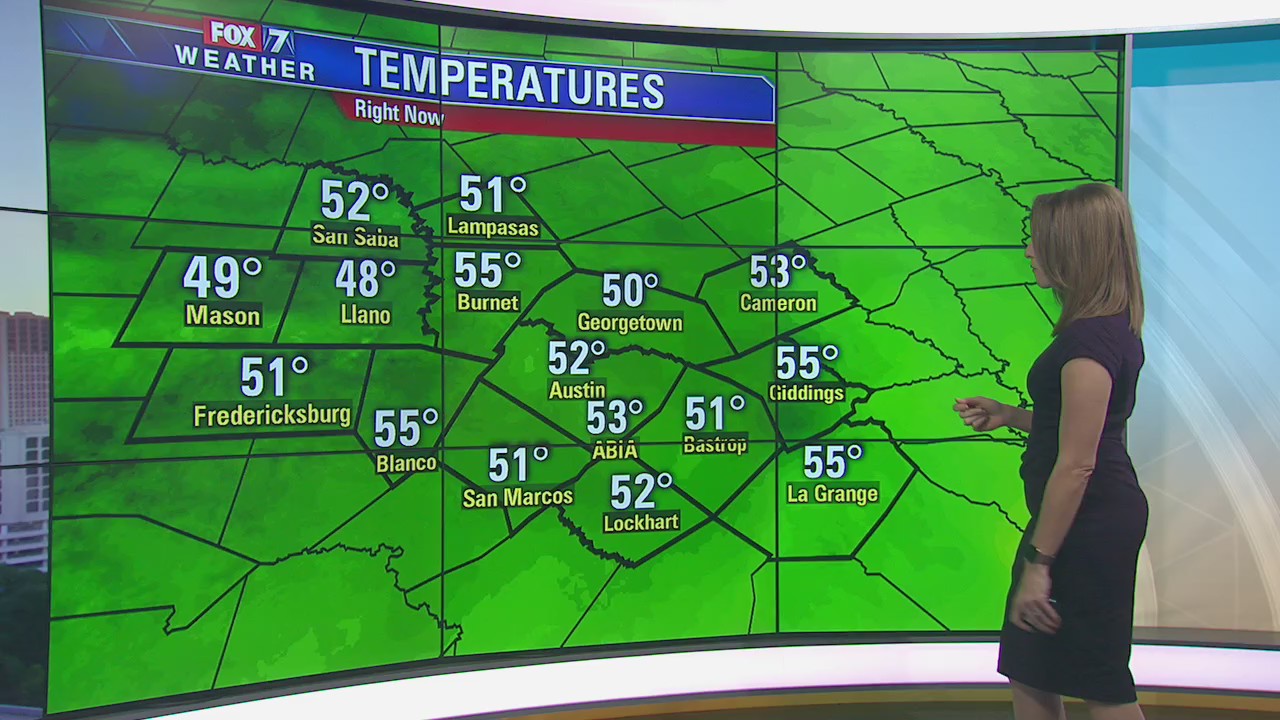 Morning weather forecast for January 2