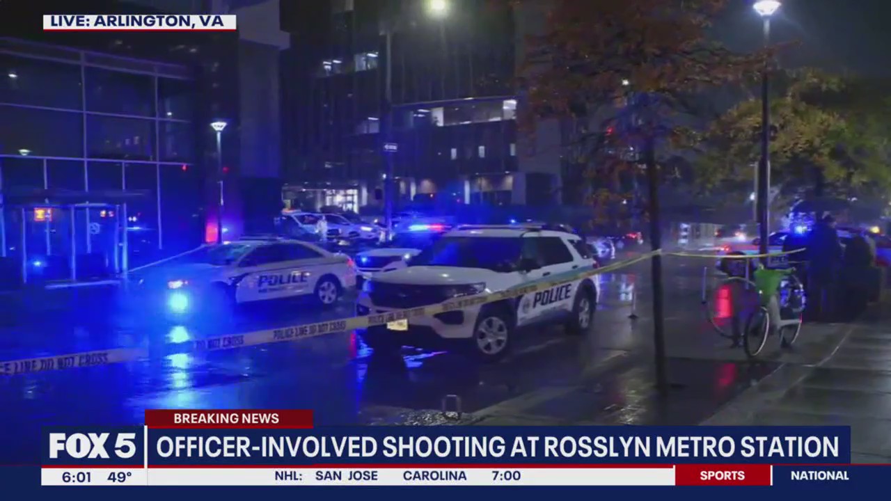 Rosslyn Metro shooting: Arlington police injure alleged suspect | FOX 5 DC