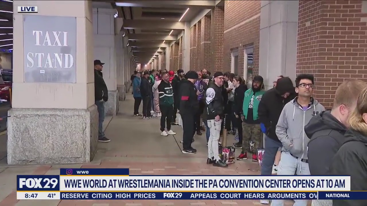 WWE World at WrestleMania opens Thursday inside PA Convention Center