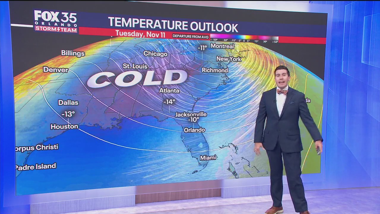 Orlando Weather: Cold front to drop temps this week
