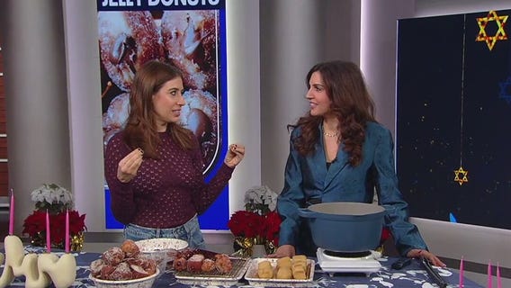 Hanukkah jelly donuts