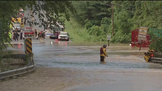 Hughesville high water rescue