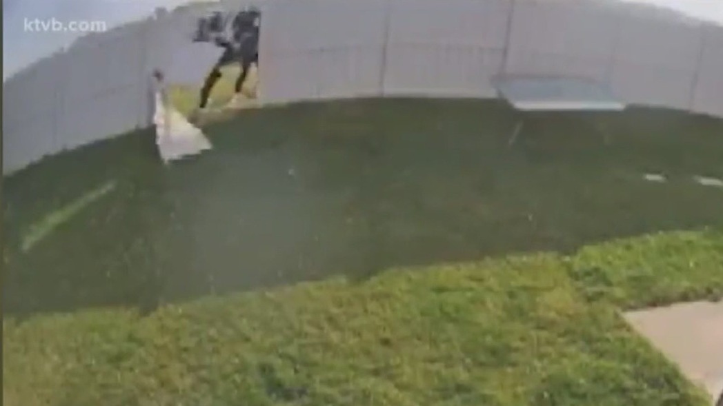 Teens running through fences in 'Kool-Aid man' challenge