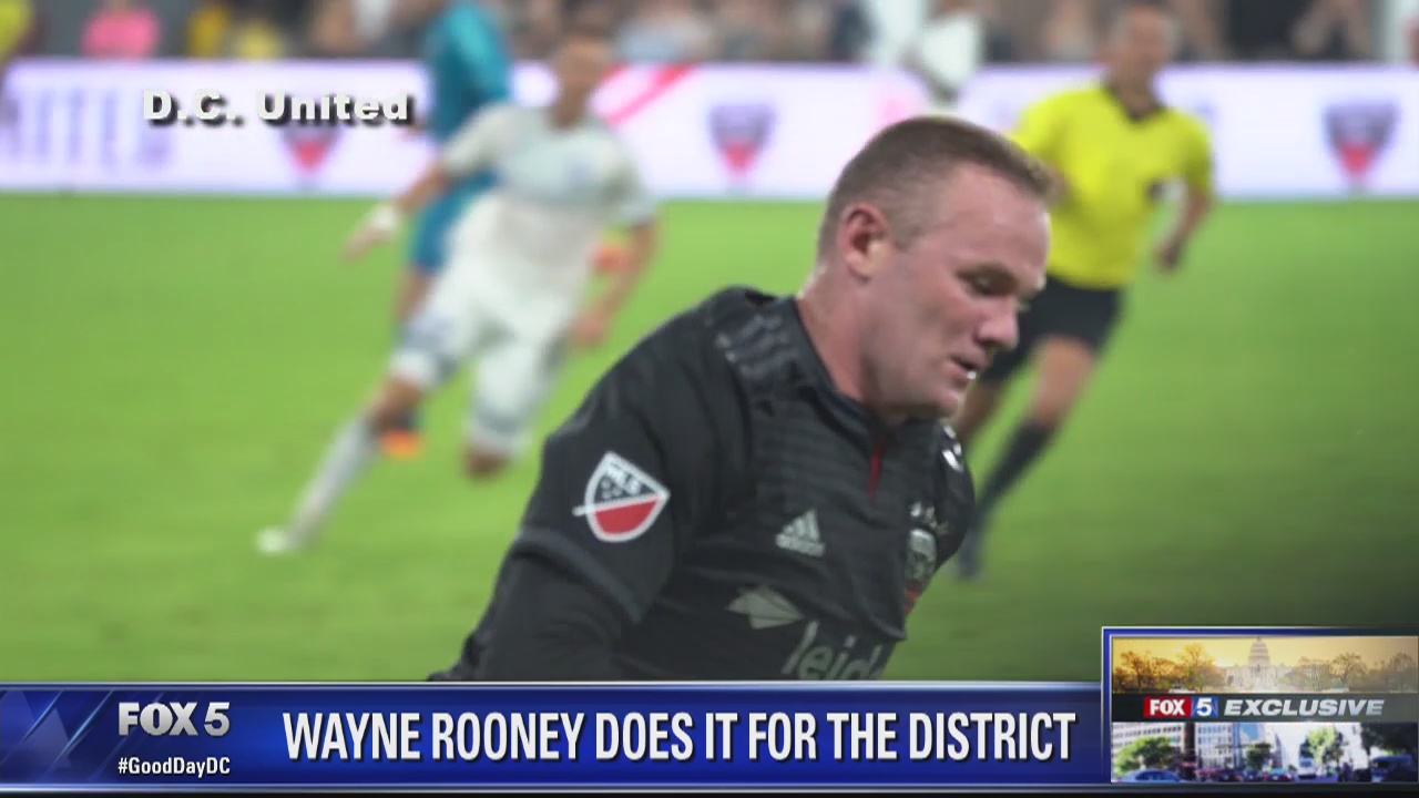 DO IT FOR THE DISTRICT: Wayne Rooney talks to FOX 5