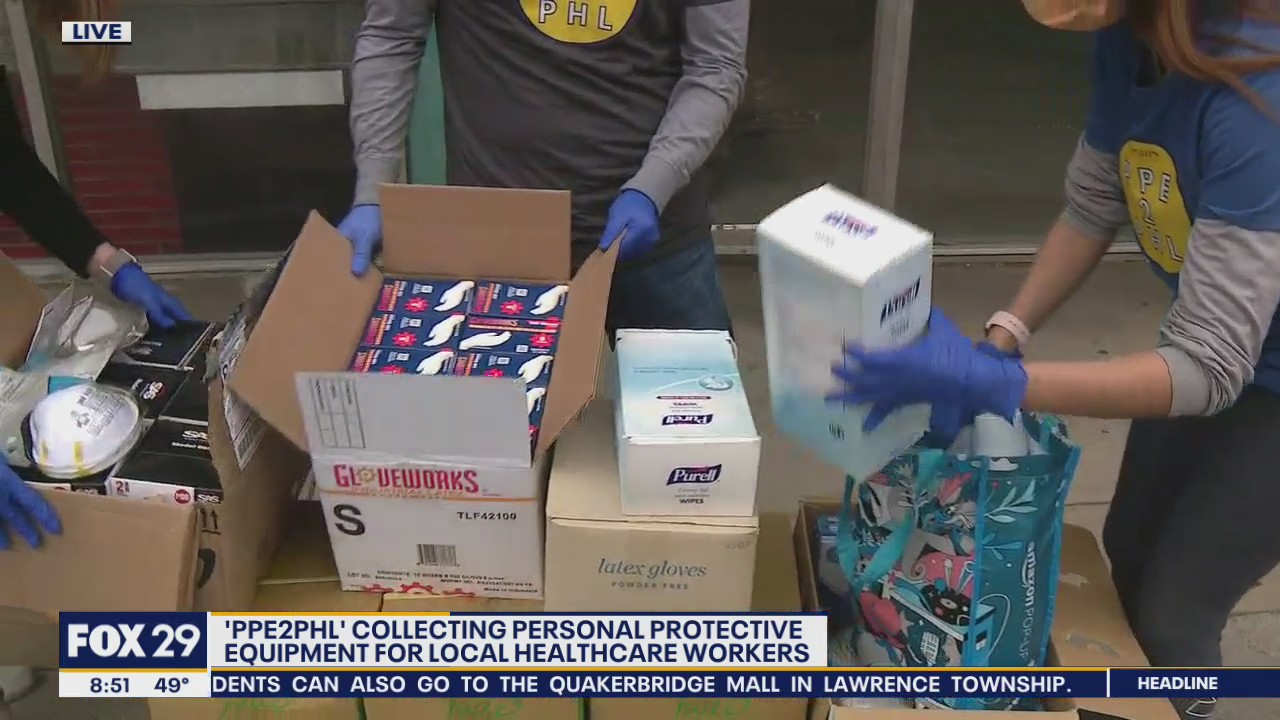 Philly medical students collect donations to help healtcare workers