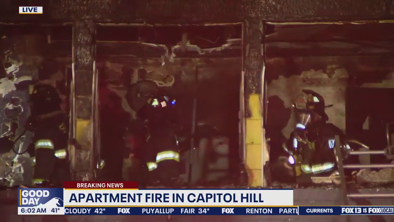 Crews respond to Seattle apartment fire
