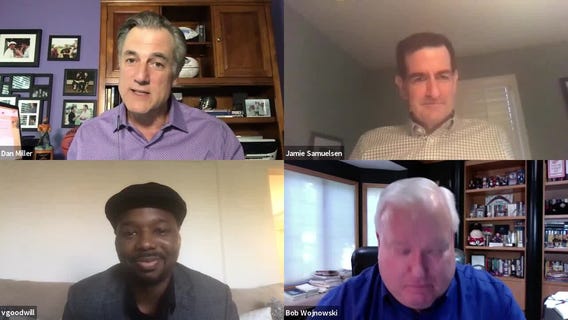 SportsWorks 6-7-20 -- Dan Miller, Vincent Goodwill, Wojo & Jamie talk social change and NBA return to play