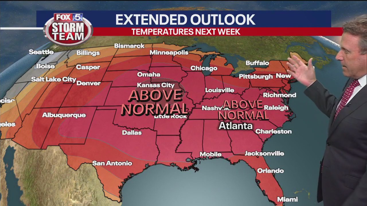 Friday afternoon forecast