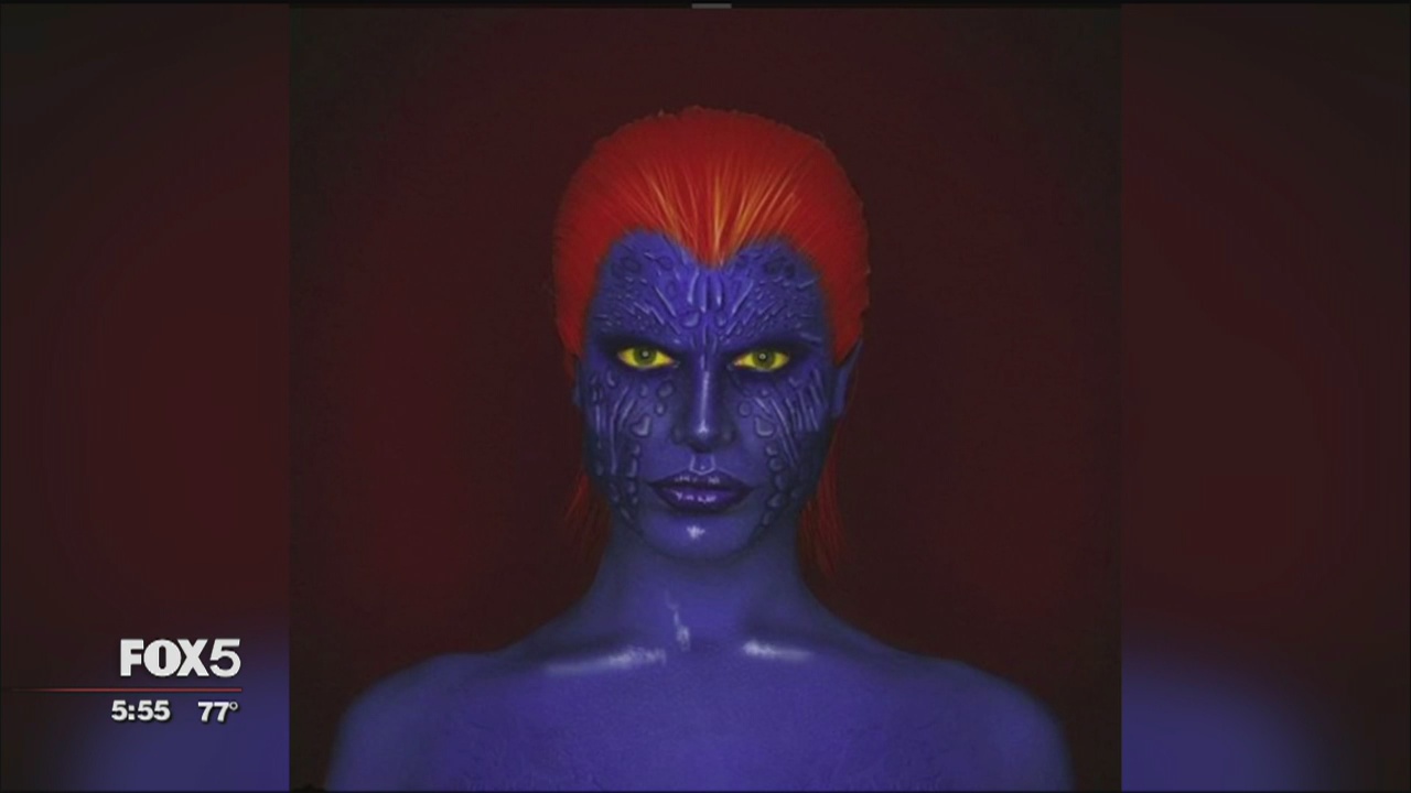 Transforming into celebrities through makeup