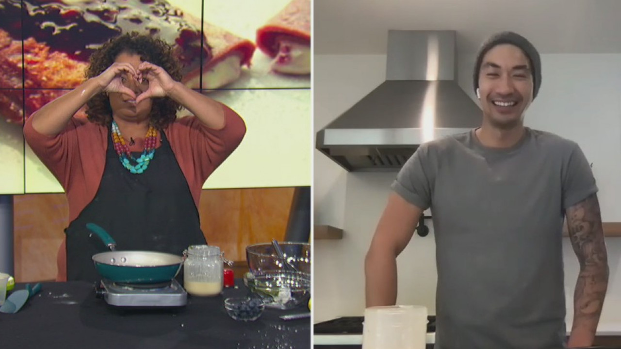 Valentine's Day Crepes with Chef Ronnie Woo