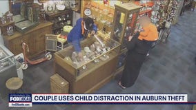 Woman, male 'accomplice' accused of using child in jewelry heist