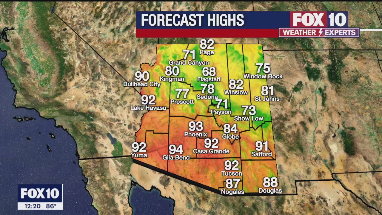 Noon Weather Forecast - 5/8/23