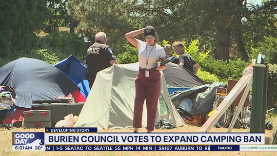 City of Burien votes to expand camping ban