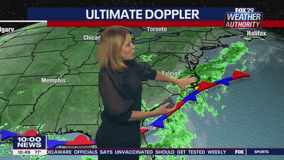 Weather Authority: 10 p.m. Tuesday forecast