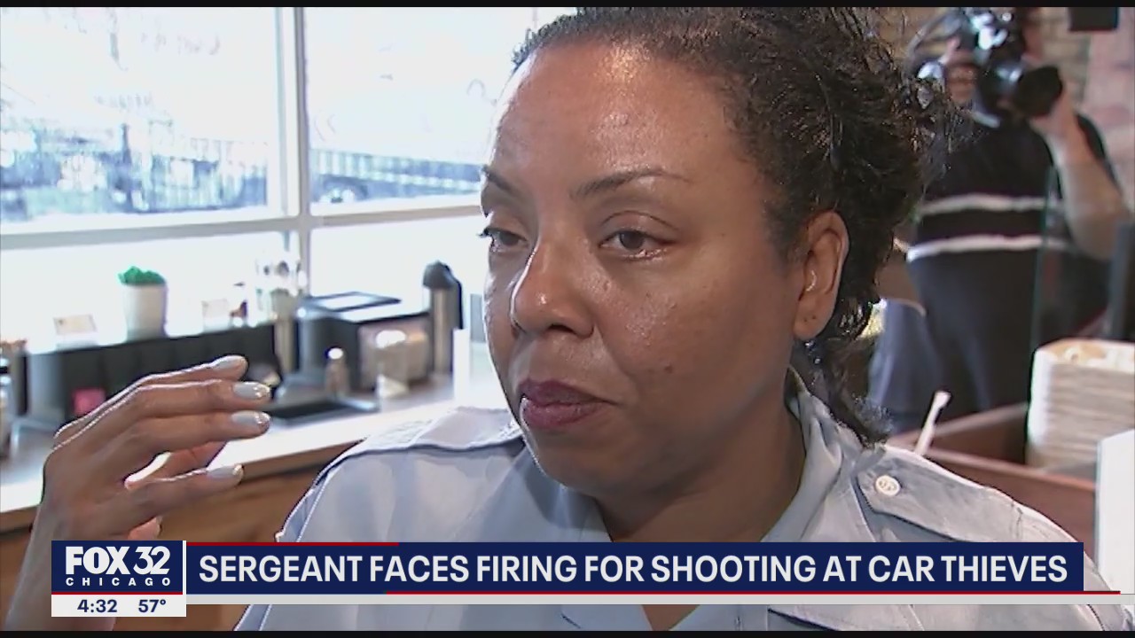 Chicago police sergeant facing dismissal for allegedly opening fire on group of car thieves in Evergreen Park