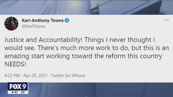 Sports world reacts to Chauvin verdict