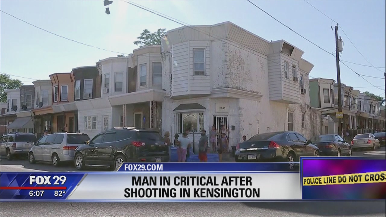 Man in critical after shooting in Kensington | FOX 29 Philadelphia