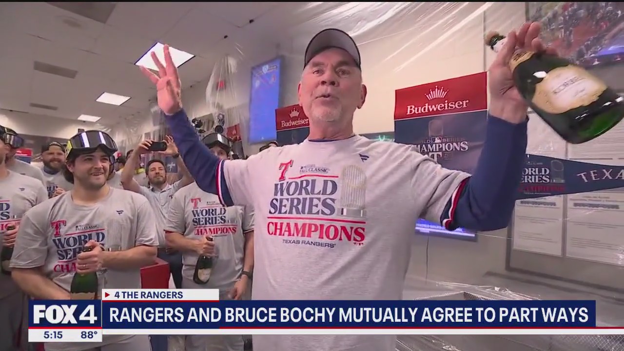 Rangers and Bruce Bochy mutually agree to part ways