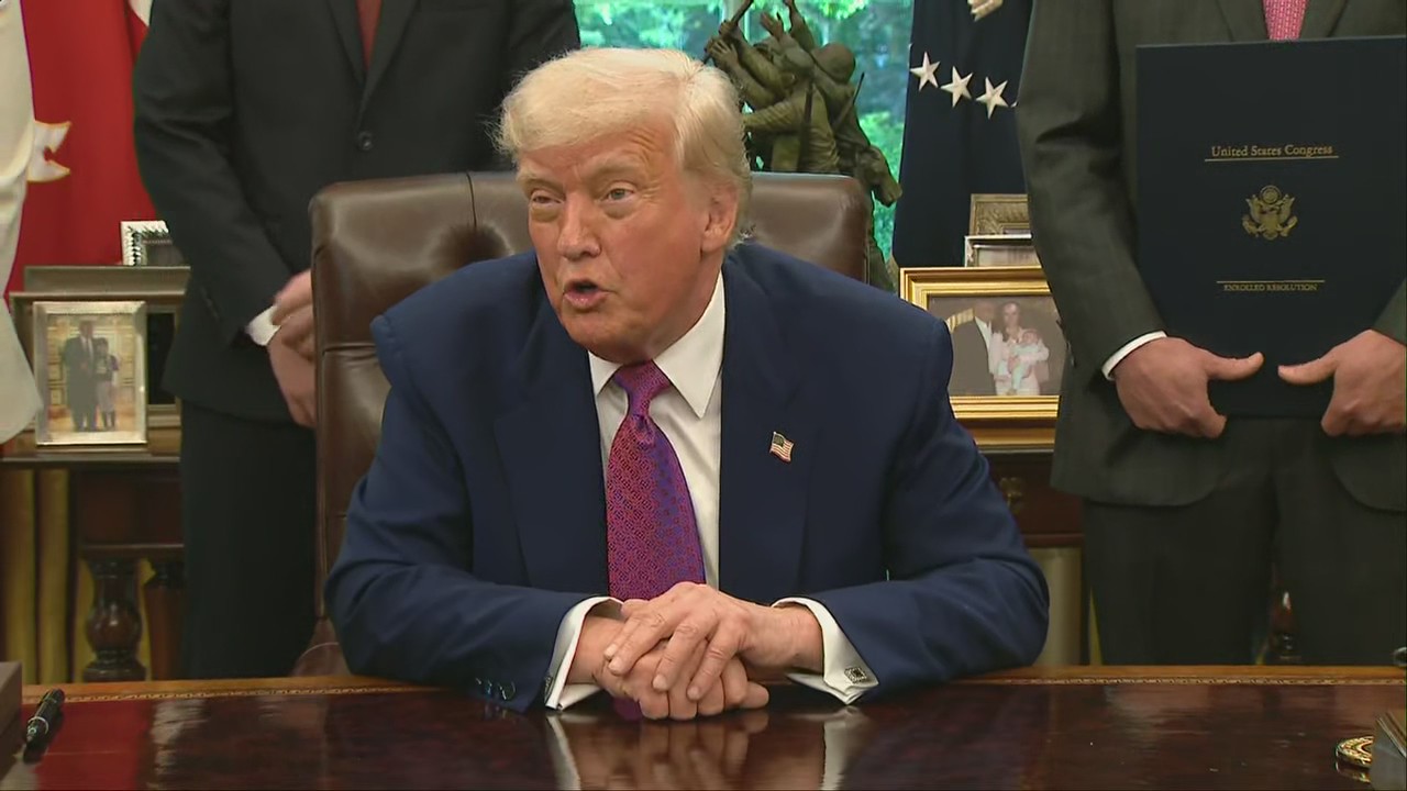 Pres. Trump on tariffs, raising taxes on the rich