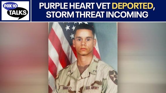 AZ Purple Heart vet deported, rainy weather incoming | FOX 10 Talks