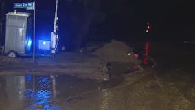 Mud and debris swamp parts of Palisades Fire zone