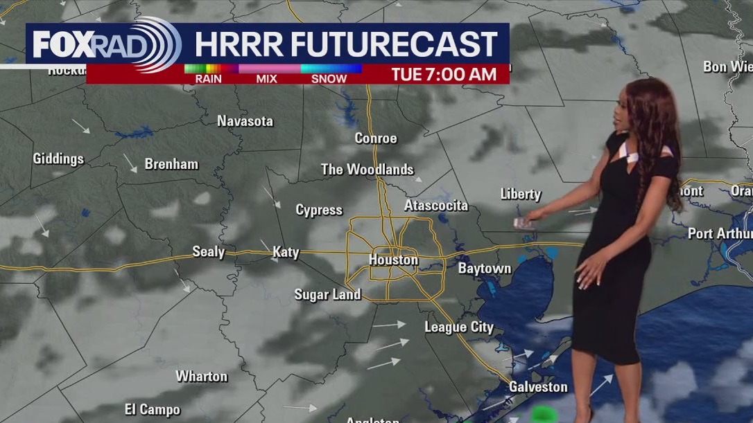 Houston weather: Strong cold front expected Tuesday night