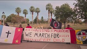 Dozens march, demanding answers in Indigenous teen's death