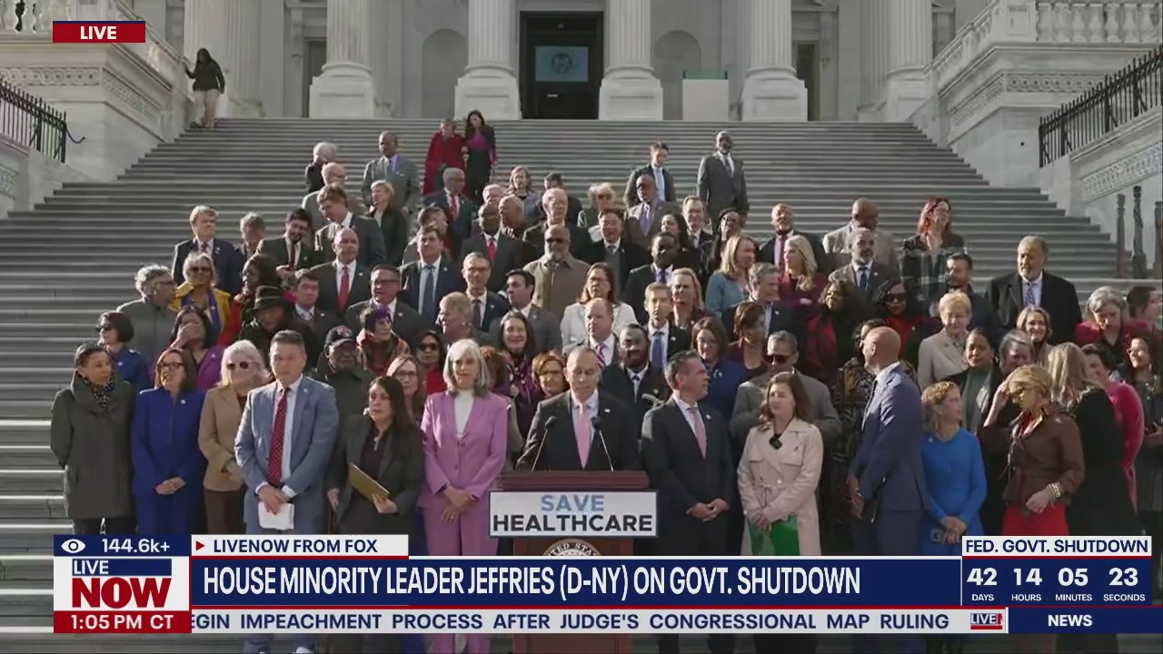 Jeffries, House Dems on shutdown vote