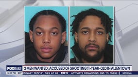 2 suspects sought after 11-year-old shot in Allentown