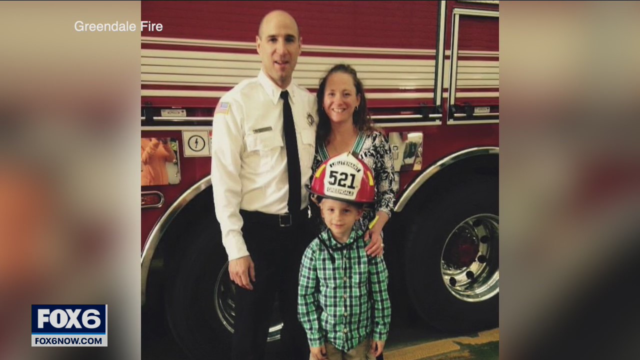 Greendale firefighter's home catches fire on duty | FOX6 Milwaukee