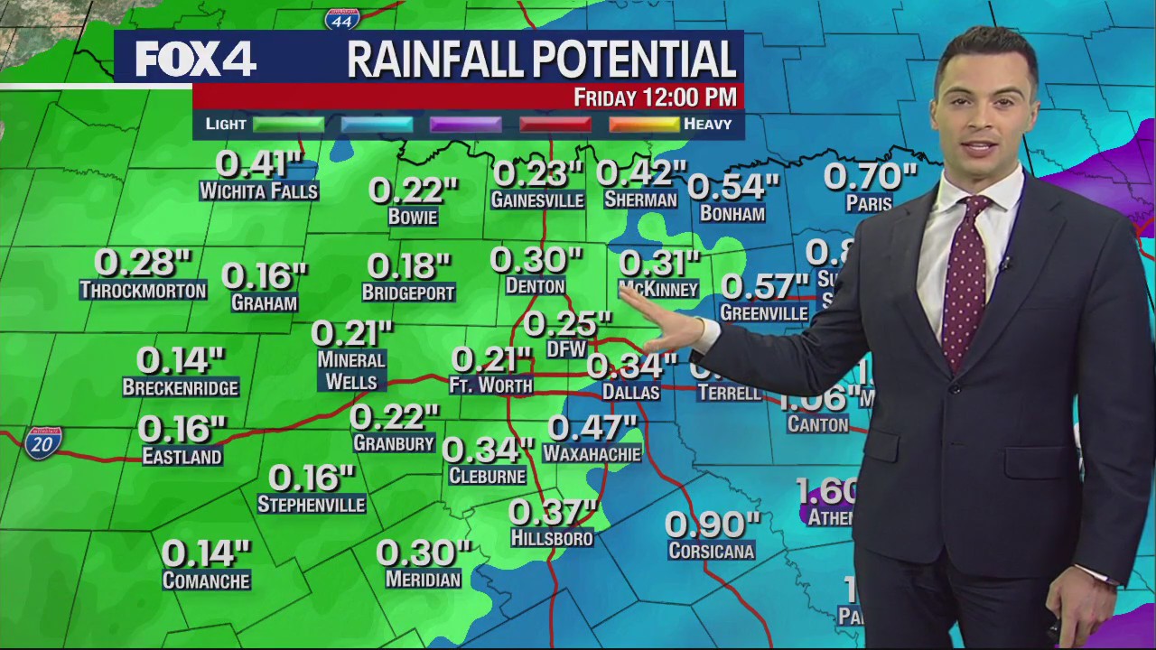 Dallas weather: November 9 afternoon forecast