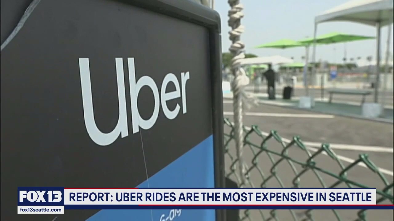 Seattle Uber Shot Uber rides most expensive in Seattle: report | FOX 13 Seattle