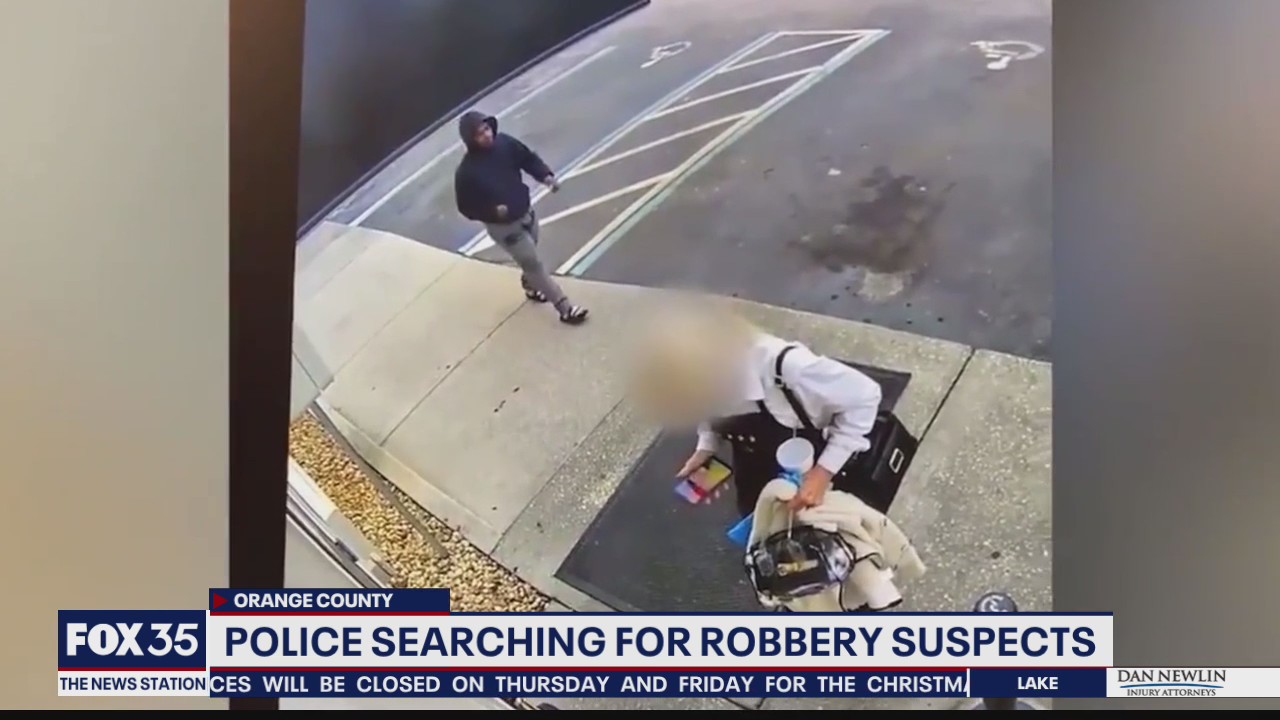 Police search for robbery suspects who used pepper spray | FOX 35 Orlando