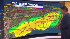 Austin weather: Severe storm chances