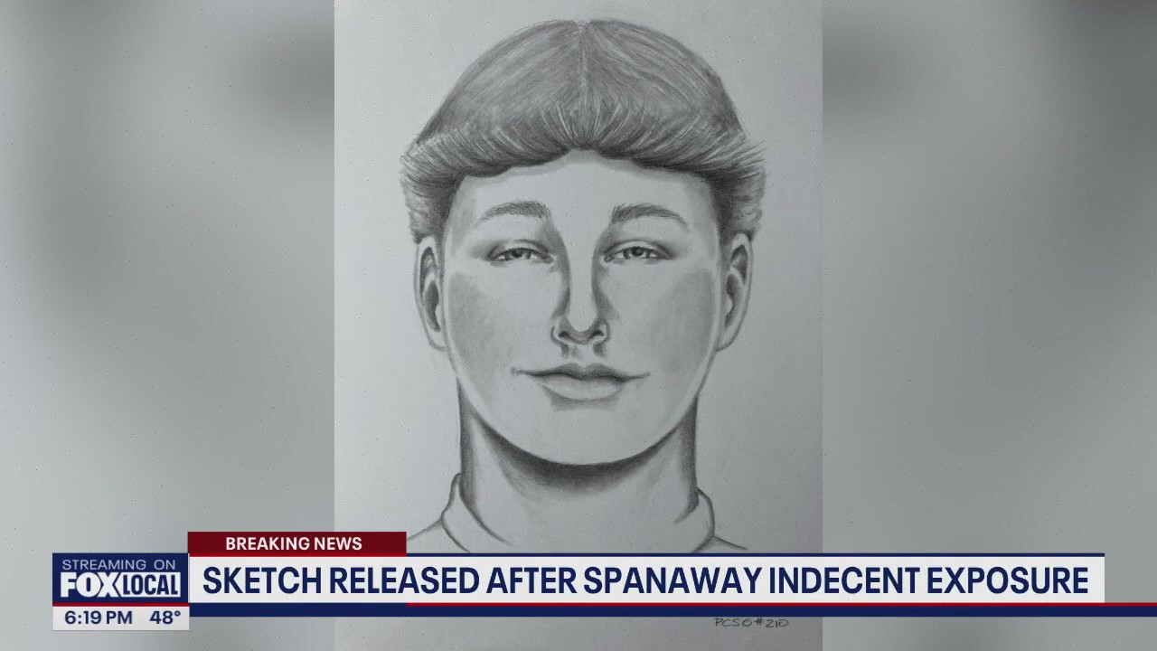 Sketch released after Spanaway indecent exposure