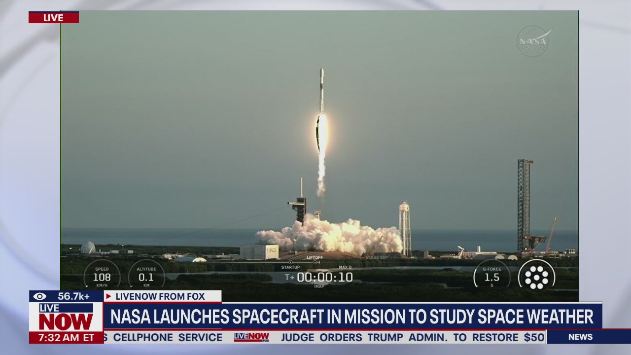 WATCH: NASA launches spacecraft